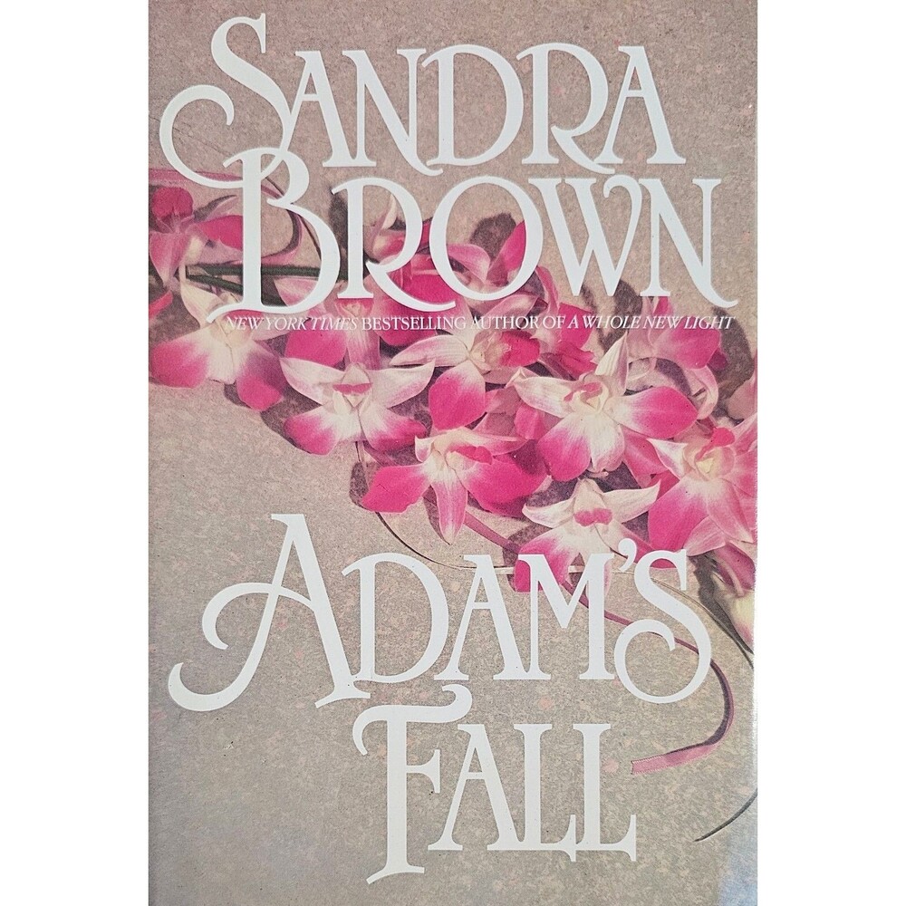Adam's Fall Hardcover Sandra Brown 1988 1st EDITION